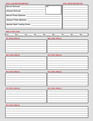 Dungeons & Dragons Character Sheets