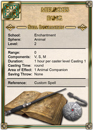 Dungeons & Dragons Spell Cards