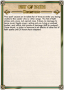 Dungeons & Dragons Spell Cards